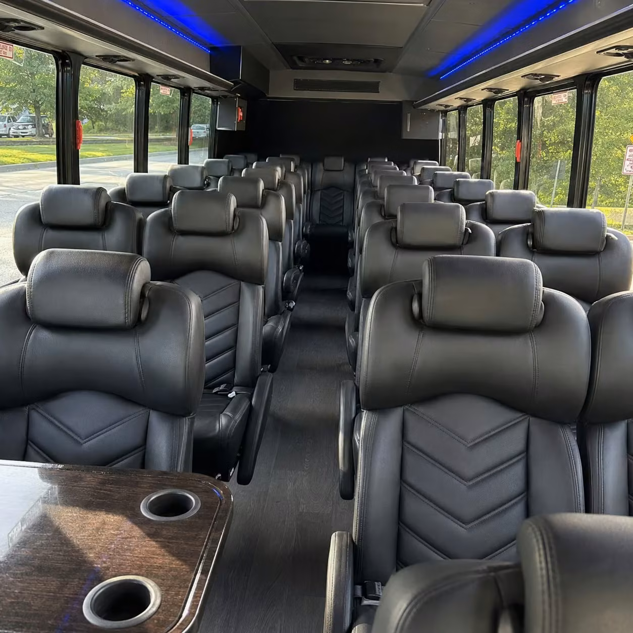 30 passenger minibus interior