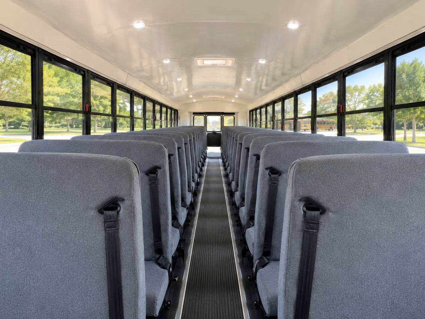 school bus interior